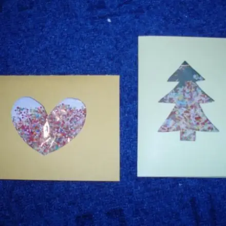 Streuselkarte - Originelle Grußkarte