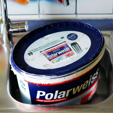 Verdünnen der Wandfarbe nicht nötig