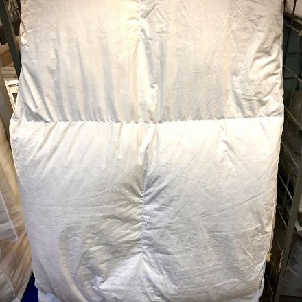 Federbett in der Waschmaschine waschen