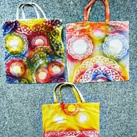 Beutel und Shirts verzieren