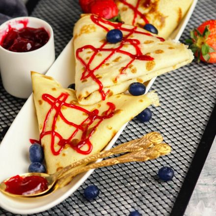 Crepes ohne Ei