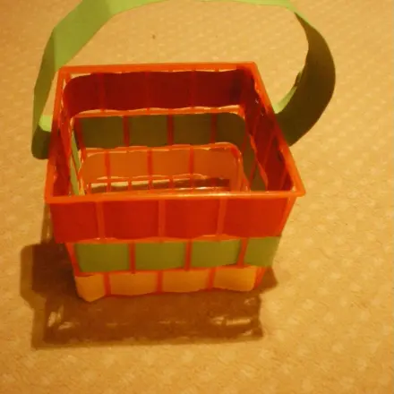 Körbchen für Kindergeburtstag basteln