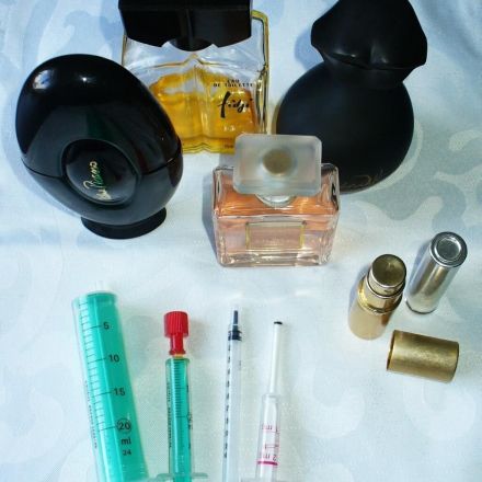 Parfum leicht umfüllen ohne Trichter - mit Spritze