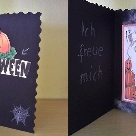 Halloween Einladungskarte
