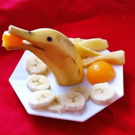 Delfin Obstteller für Kinder