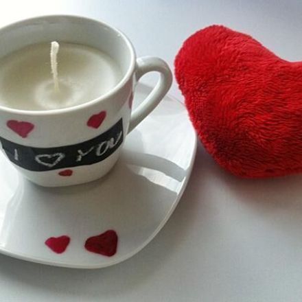 Kerzentasse - Kerze in der Tasse