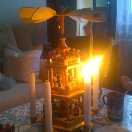 Weihnachtspyramide dreht sich nicht