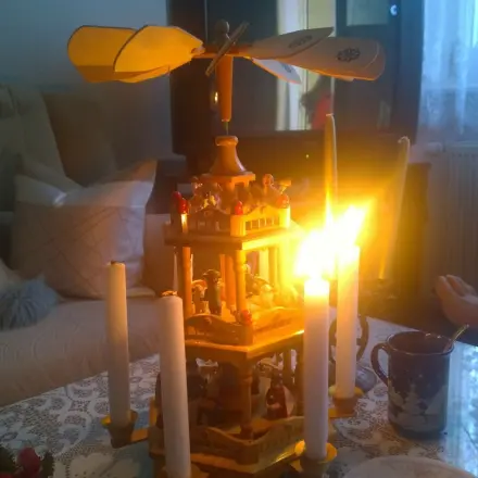 Weihnachtspyramide dreht sich nicht