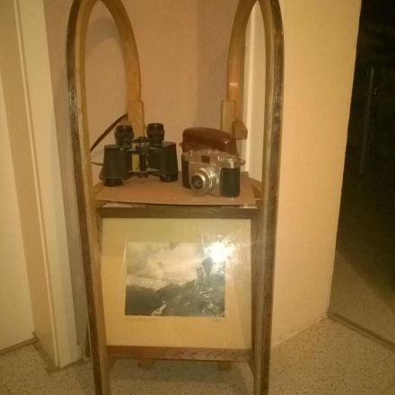 Schlitten als Regal nutzen