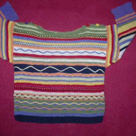 Stricken mit Jacquardmustern für Anfänger