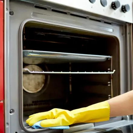 Backofen glänzend sauber mit dm Backofenreiniger