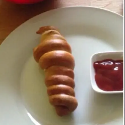 Würstchen im Brezelmantel für die Kids