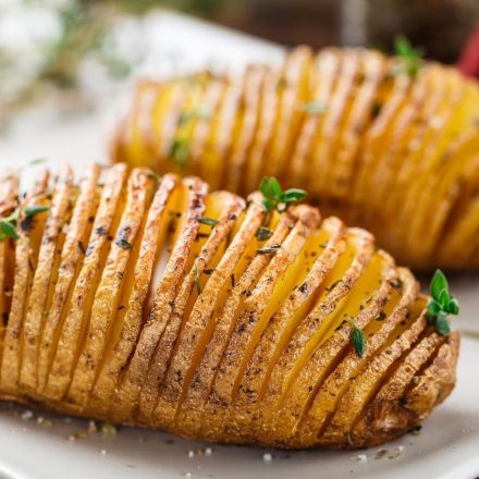 Hasselbackspotatis - köstliche Beilage nach altem schwedischen Rezept