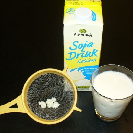 Laktosefreien Kefir herstellen: Mit Sojamilch