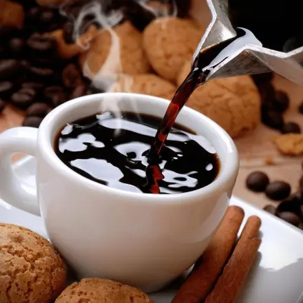 Kaffee mit Zimt