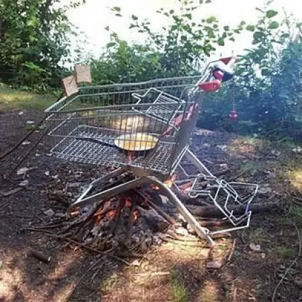 Günstiger Grill