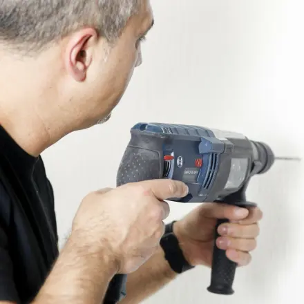 Bohrtiefenanschlag für Steinbohrer