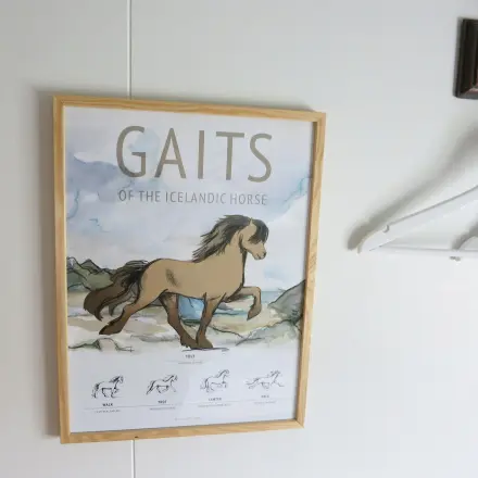 Bilder an zwei Wänden auf gleicher Höhe aufhängen