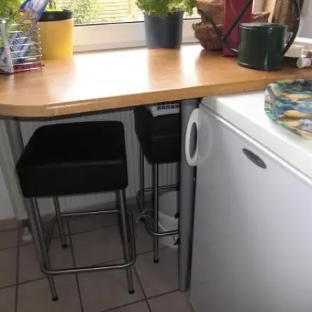 Gute Raumausnutzung in kleiner Küche