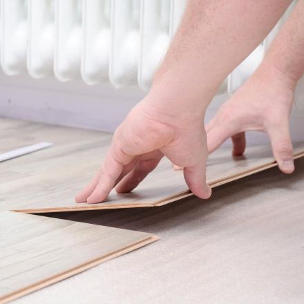 Klicklaminat alleine verlegen