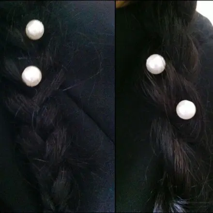 Haarklammern verschönern