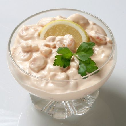 Flusskrebs- oder Krabbencocktail