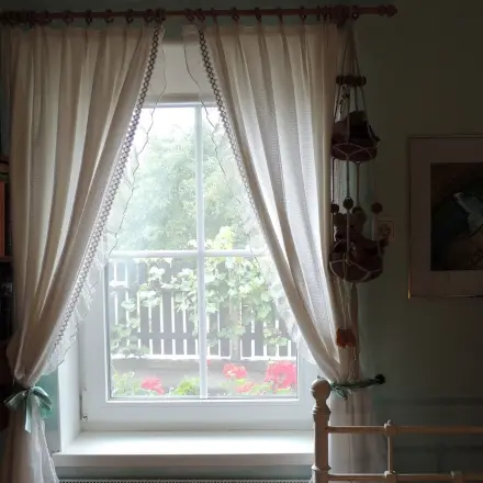 Stores gefüttert als Gardinen weiterverwenden