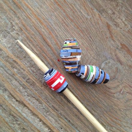 Upcycling: Perlen aus Papier