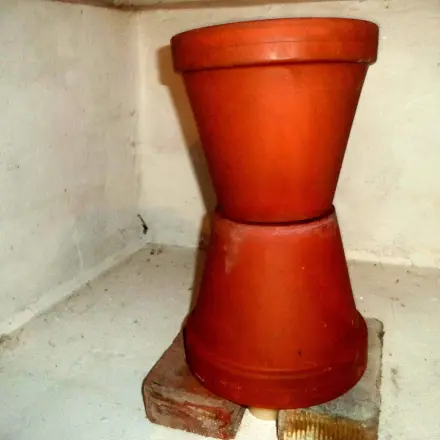 Heizen mit Kerzen und Tontöpfen für Sparfüchse