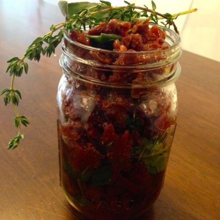 Getrocknete Tomaten, die süchtig machen