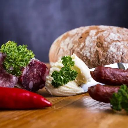 Salami Parmesanbrot