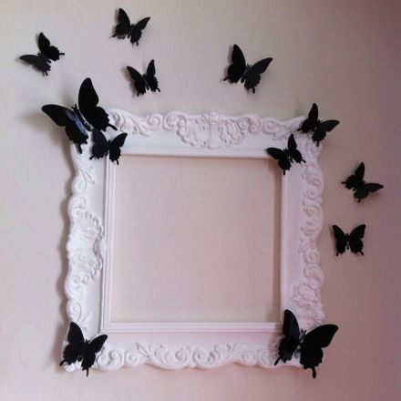 Deko Bilderrahmen aus Styropor-Zierleisten herstellen