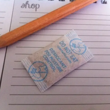 Silica Gel Beutel weiterverwenden