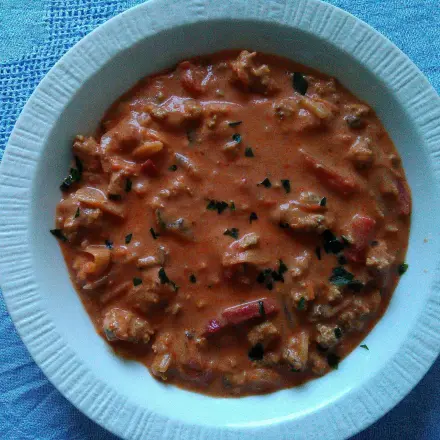 Schnelle Hacksuppe