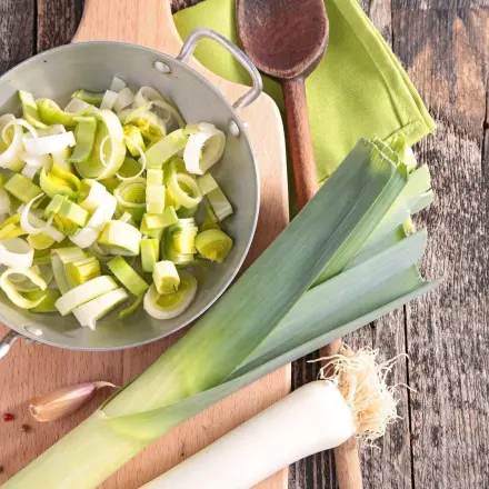 Asiatisches Porreegemüse