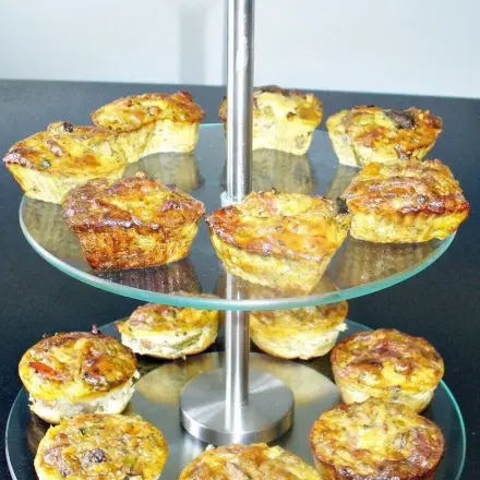 Pikante Muffins ohne Mehl