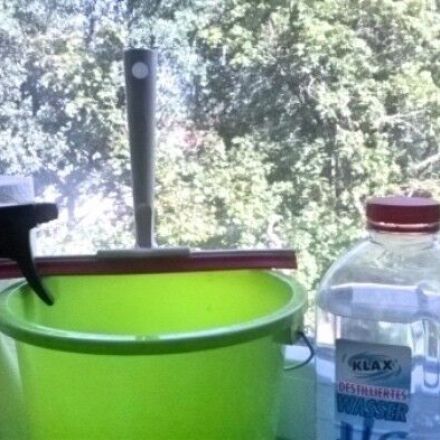 Fenster und Rahmen fix putzen