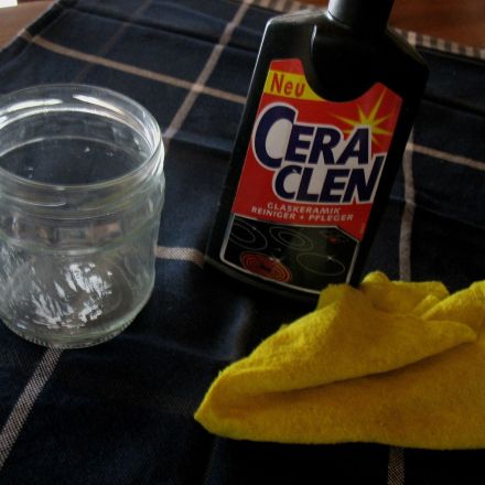 Etiketten-Kleberreste entfernen