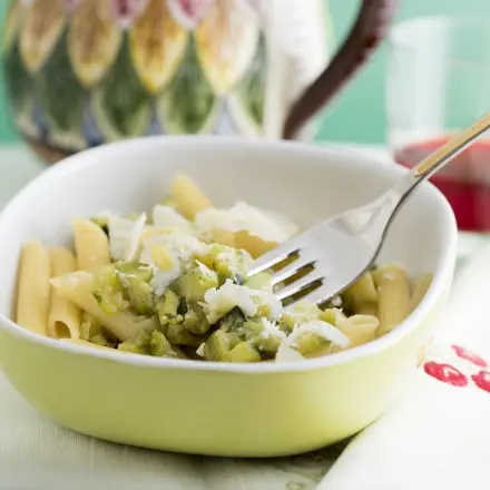 Zucchininudeln a la Carbonara