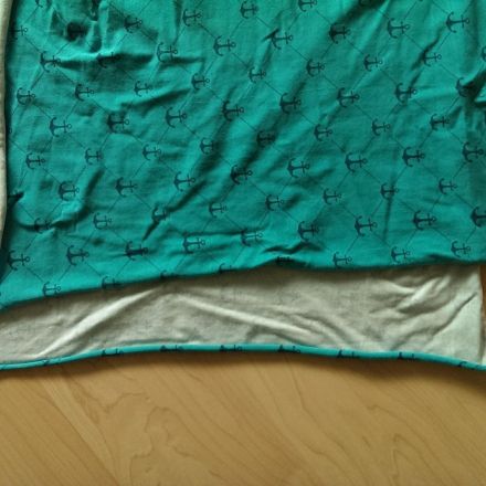 Einfarbiger Jersey: Welches ist die rechte Seite?