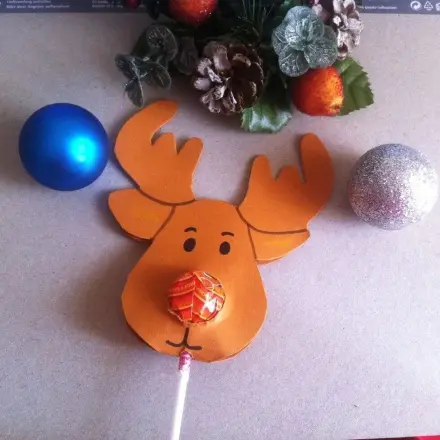 Lolli Rentier - kleines süßes Mitbringsel für Kinder