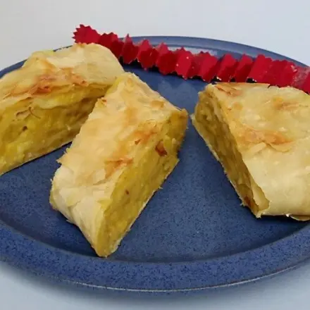 Kartoffelstrudel - kräftig gewürzt