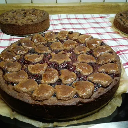 Weihnachtliche Linzertorte