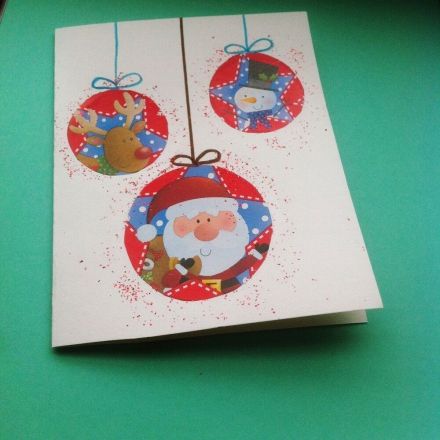 Weihnachtskarte basteln