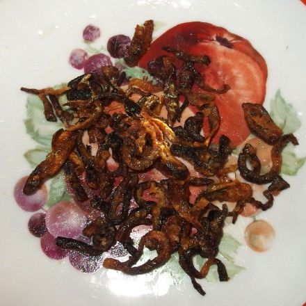 Knusprige Zwiebelringe aus der Mikrowelle