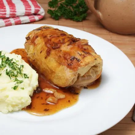 Wirsingrouladen a la Omi