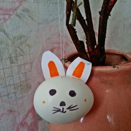 Süßes Eierhäschen - Osterdeko zum Aufhängen
