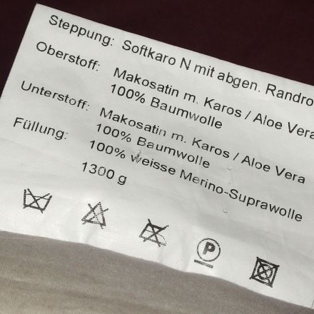 Wenn das Pflegeetikett sagt "nicht waschen", ich machs trotzdem!