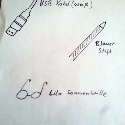 Schnitzeljagd für verlegte Gegenstände