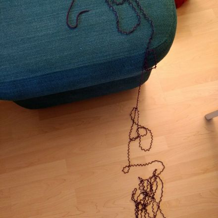 Gestrick entspannt aufribbeln